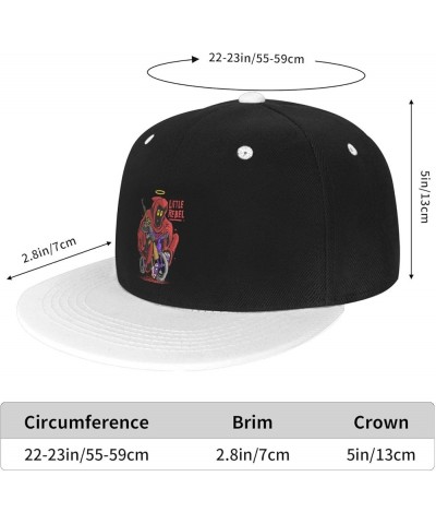 The Little Renegade on a Bicycle Baseball Cap for Men Women Snapback Hat Adjustable Flat Bill Hats White $14.09 Baseball Caps