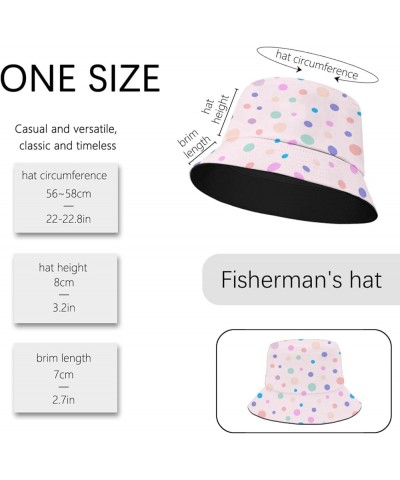 Cool Bucket Hats Art Bucket Hat Endless Funny Hats Beach Accessories for Swimming Pool Must Haves Colorful 3 $8.74 Bucket Hats