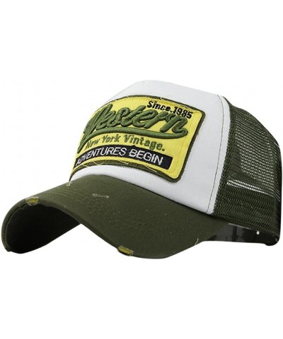 Fashion Baseball Hat Beach Sun Cap Women Hat Men Breathable Hop Hip Baseball Caps Last Order 4-green $13.09 Baseball Caps