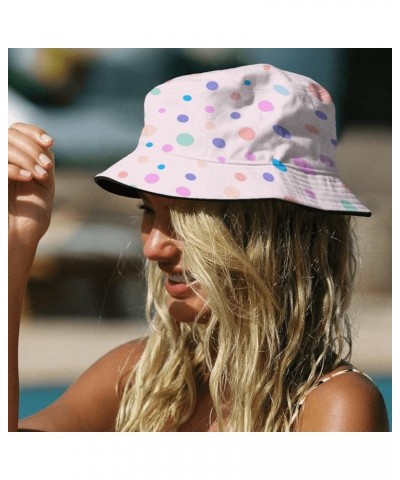 Cool Bucket Hats Art Bucket Hat Endless Funny Hats Beach Accessories for Swimming Pool Must Haves Colorful 3 $8.74 Bucket Hats