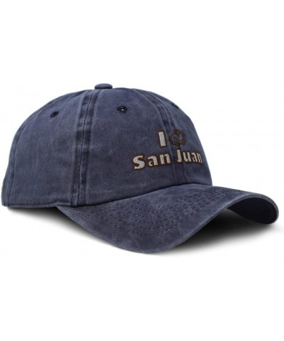 Soft Washed Baseball Cap I Rabbit San Juan Cotton Dad Hats for Men & Women Navy Design Only $13.95 Baseball Caps