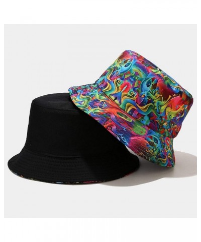 Bucket Hat for Men Women Cute Flower Print Fisherman Hats Reversible Cotton Summer Beach Cap Vacation Headwear 2-purple $8.78...