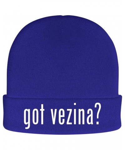 got Vezina? - Soft Adult Beanie Cap Blue $17.83 Skullies & Beanies