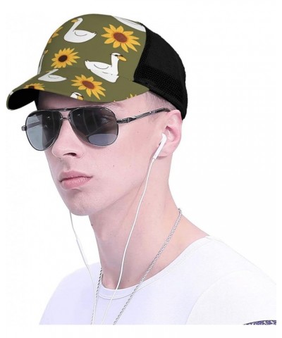 Sunflowers Curved Brim Mesh Baseball Cap Casual Sun Hat All Seasons for Unisex Sunflowers16 $9.27 Baseball Caps