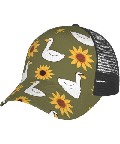 Sunflowers Curved Brim Mesh Baseball Cap Casual Sun Hat All Seasons for Unisex Sunflowers16 $9.27 Baseball Caps