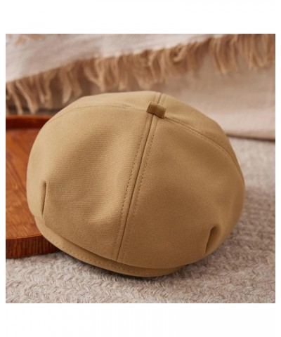 Women Wool Beret Hat Wool French Beret Hat Artist Beret Cap Winter Solid Color Hat for Women Girls Black $18.82 Berets