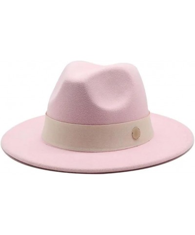 Fedora Hat for Women Winter Formal Wedding Decorate Church Cap Panama Party Jazz Hat Purple $9.93 Fedoras