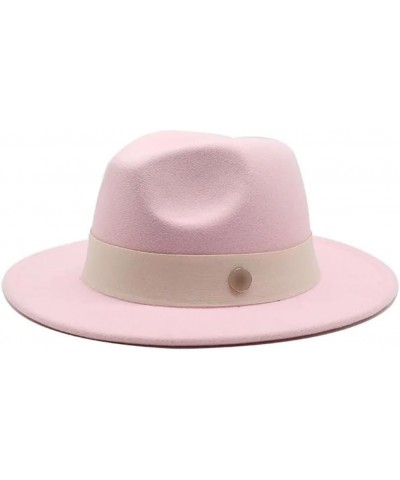 Fedora Hat for Women Winter Formal Wedding Decorate Church Cap Panama Party Jazz Hat Purple $9.93 Fedoras