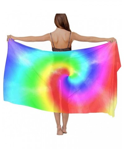 Lightweight Print Scarf Shawl Fashion Scarves Sunscreen Shawls For Women Color458 $11.26 Scarves