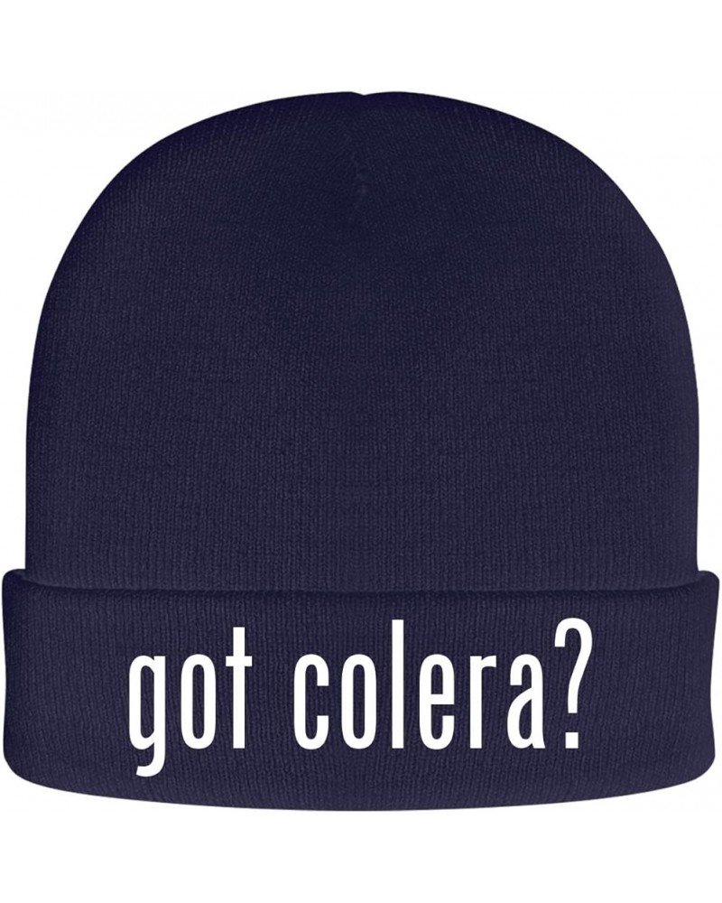 got Colera? - Soft Adult Beanie Cap Navy $13.94 Skullies & Beanies