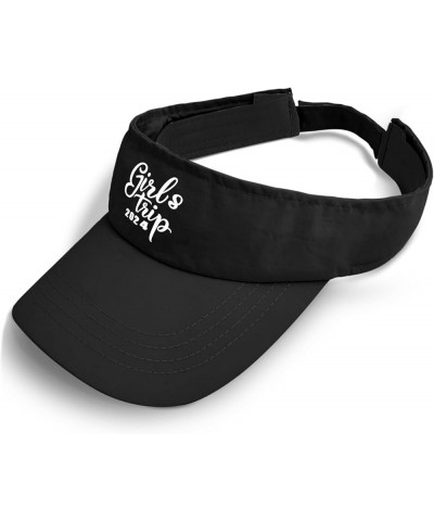 Girl's Trip 2024 Caps Sun Visors for Women Visors Stylish Running Hat Allblack $13.91 Visors