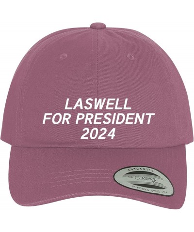 Laswell for President 2024 - Comfortable Dad Hat Baseball Cap Pink $15.64 Baseball Caps