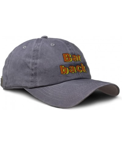 Soft Washed Baseball Cap Bar Back Cotton Dad Hats for Men & Women Grey Design Only $15.38 Baseball Caps