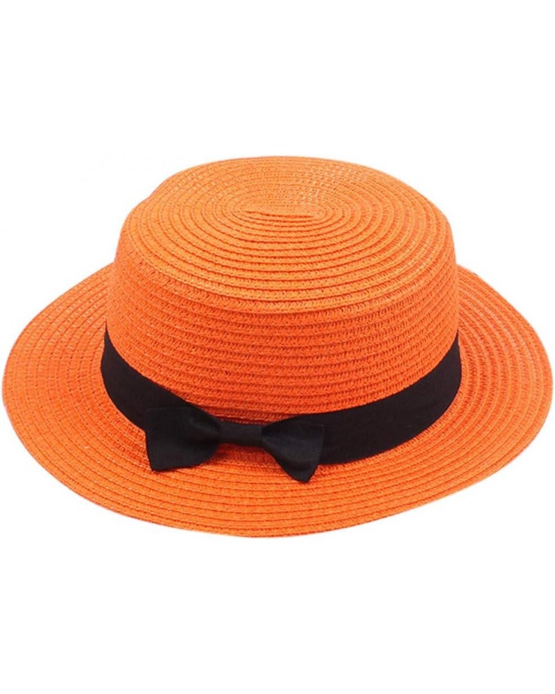 Derby Hat Hats for Women, Women's 2022 Fashion Summer Hats Wide Brim Fedora Cap UPF50+ Cloche Bucket Bowler Hat Orange $8.66 ...