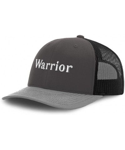 Trucker Hat Baseball Cap Warrior Cotton Dad Hats for Men & Women Gray Scale $17.10 Baseball Caps