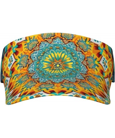 Sport Sun Visor Hats Adjustable Empty Top Baseball Cap Outdoor Patriotic Ball Caps for Women and Men Tie Dye10) $9.52 Visors