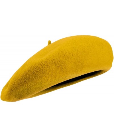 French Beret - Made in France Yellow - Turmeric $30.65 Berets