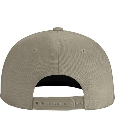 Skull with A Hat Holding Spray Paint Baseball Cap Snapback Trucker Hat for Men Women Flat Bill Hats Natural $11.41 Baseball Caps