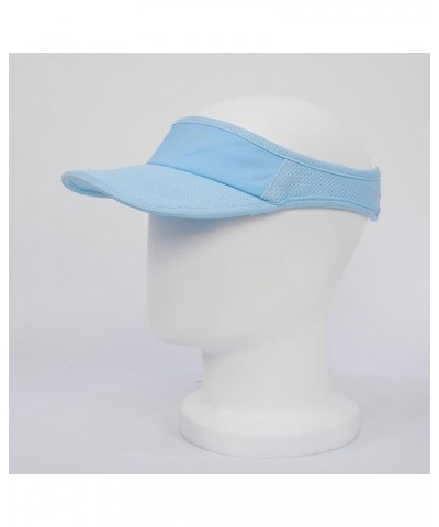 Women Sport Visor Summer Sun Visors Hat for Golf Tennis Running - Lightweight, Breathable, Stretchy V208-light Blue $11.78 Vi...