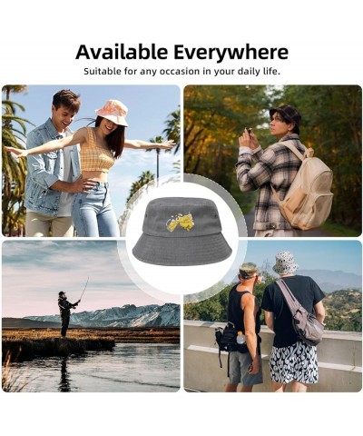 Beer Day Cute Beer Mug Bucket Hat for Men Women Outdoor Washed Cotton Sun Hats Travel Beach Hat Gray $12.43 Bucket Hats