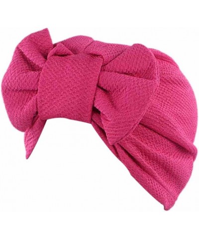 Womens Soft Baggy Slouchy Hat Turban Headwrap Headwear Soft Chemo Head Scarf Cover Cap for Women Gifts Birthday Hot Pink $5.7...