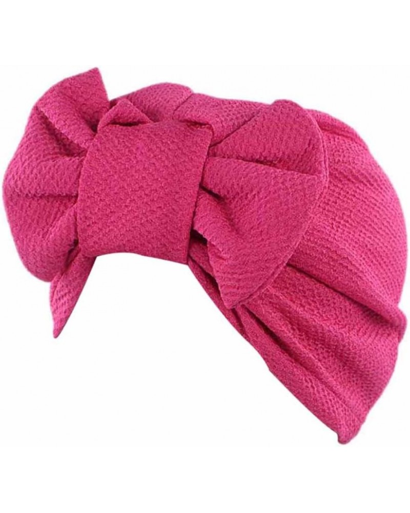 Womens Soft Baggy Slouchy Hat Turban Headwrap Headwear Soft Chemo Head Scarf Cover Cap for Women Gifts Birthday Hot Pink $5.7...