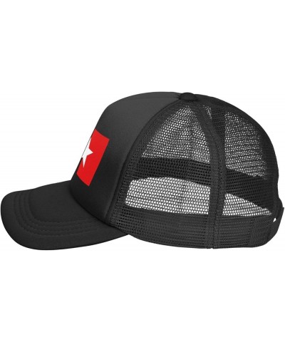 Bandera minoria Somali West Kenia Baseball Cap for Men Women Trucker Hat Mesh Back Caps Dad Hat Black $10.43 Baseball Caps