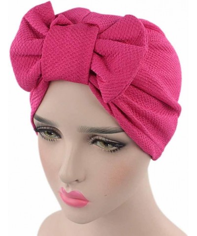 Womens Soft Baggy Slouchy Hat Turban Headwrap Headwear Soft Chemo Head Scarf Cover Cap for Women Gifts Birthday Hot Pink $5.7...