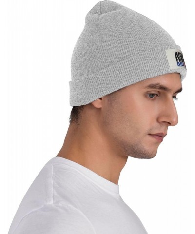 Hiding from Biden Cozy Knit Beanie Hats - Stay Warm in Style Gray $13.44 Skullies & Beanies