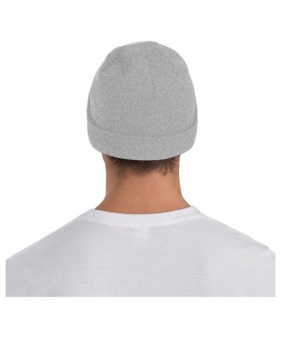 Hiding from Biden Cozy Knit Beanie Hats - Stay Warm in Style Gray $13.44 Skullies & Beanies