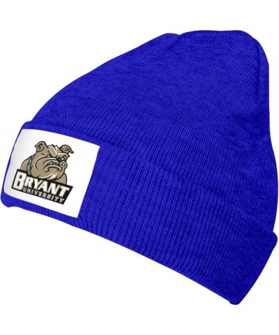 Bryant University Stretch Beanie Knit Hat for Men Women Winter Fall Spring Warm Cap Blue $14.15 Skullies & Beanies