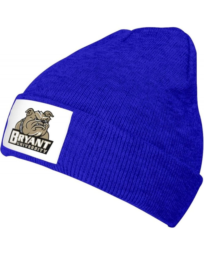 Bryant University Stretch Beanie Knit Hat for Men Women Winter Fall Spring Warm Cap Blue $14.15 Skullies & Beanies