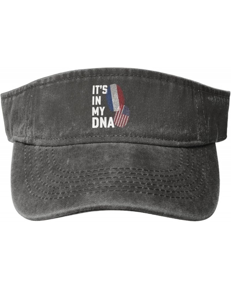 Netherlands It's in My DNA Sun Visor Hats for Women Men Adjustable Sports Sun Hats Cotton Golf Cap Deep Heather $10.44 Visors