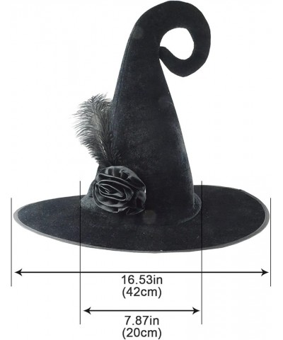 Women Baseball Cap Witch Headdress Hat Hat Prom Hat Party Performance Hat Indian Black Magician Baseball Caps Black $10.22 Ra...