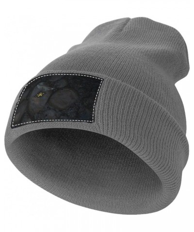 Beanie Hat for Men and Women Cherries Notes Winter Warm Hats Knit Slouchy Thick Cap Charcoal-butterfly $11.18 Skullies & Beanies