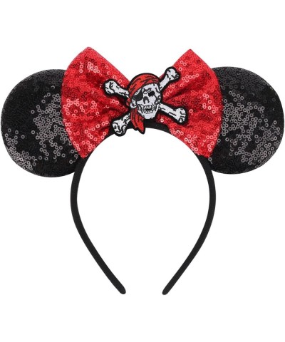 1 Pc Sequin Mouse Ears Headbands with Bow for Birthday Party, Hair Hoop Party Decoration for Women & Girl style PA $6.50 Head...