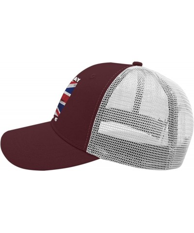 Mesh Hat Presidents Day Fitted Trucker Hats for Men Hats Snapback Trendy Funny Boys Trucker Caps Chestnut Red $10.59 Baseball...