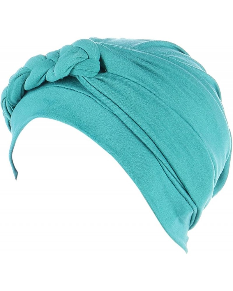 African Pattern Women Turbans Hats Pre-Tied Cap Flower Knot Headwrap Gifts Christmas Thanksgiving Mint Green $6.67 Skullies &...