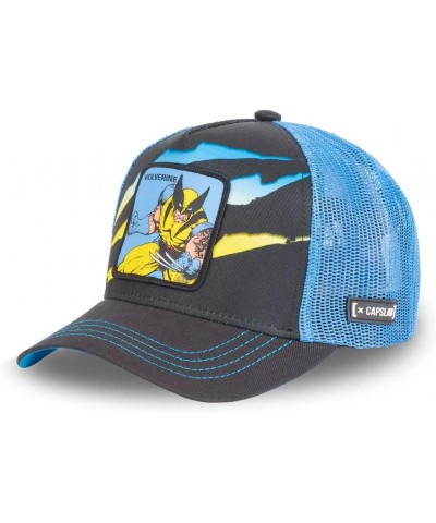 Wolverine Marvel Black Blue Trucker Cap - One-Size $10.10 Baseball Caps