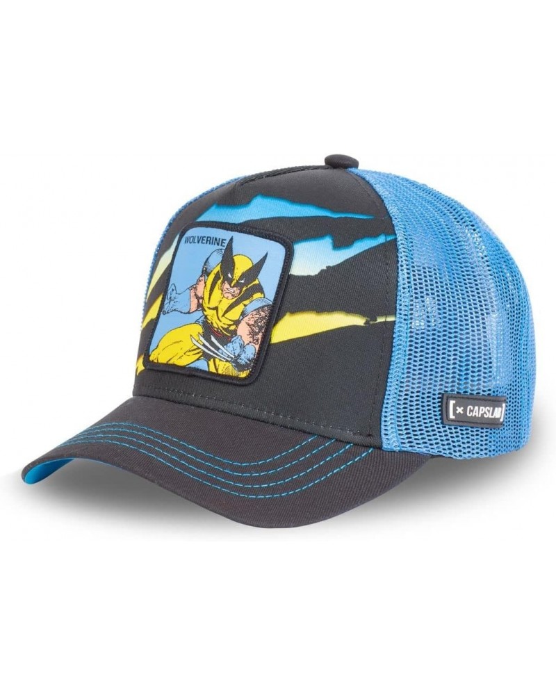 Wolverine Marvel Black Blue Trucker Cap - One-Size $10.10 Baseball Caps