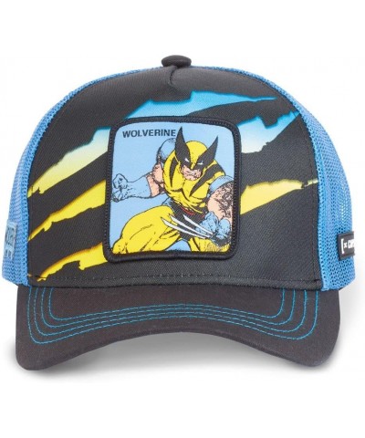 Wolverine Marvel Black Blue Trucker Cap - One-Size $10.10 Baseball Caps