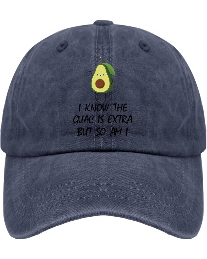 Baseball Hat for Women Avocado Vintage Hats for Women's Baseball Hat Trendy i knoww The Guac is Extra but so am i Visor Hat N...