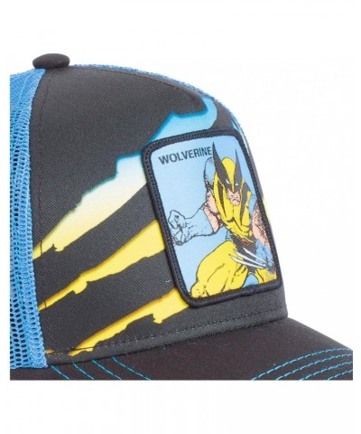 Wolverine Marvel Black Blue Trucker Cap - One-Size $10.10 Baseball Caps