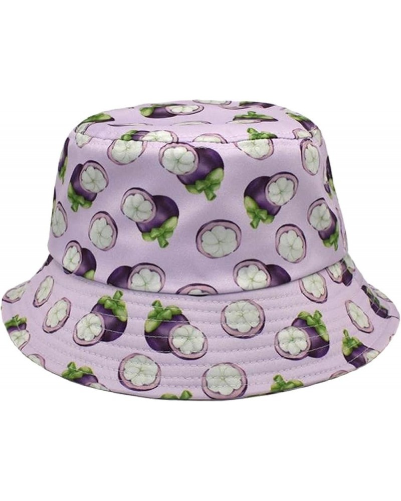 Creative Fruit Plant Pattern Bucket Hat for Female Fashion Trendy Outdoor UV Protection Sun Hat Funny Basin Hat Pattern-5 $11...