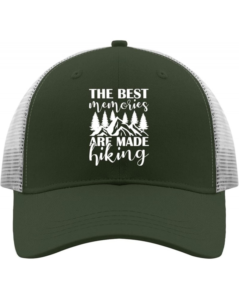 Baseball Hats Hiking Lover Gift Hat for Mens Trucker Hats Women Trendy Trendy Vintage Lids Caps Army Green 2 $10.36 Baseball ...