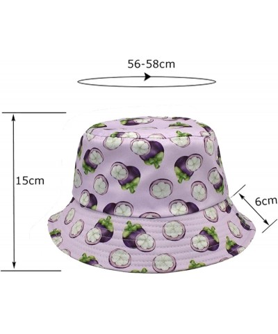 Creative Fruit Plant Pattern Bucket Hat for Female Fashion Trendy Outdoor UV Protection Sun Hat Funny Basin Hat Pattern-5 $11...