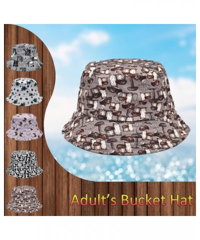 Creative Fruit Plant Pattern Bucket Hat for Female Fashion Trendy Outdoor UV Protection Sun Hat Funny Basin Hat Pattern-5 $11...