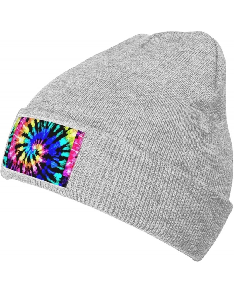 Exotic Tribe Tie Dye Style Print Unisex Cute Knitted Hat Beanie Soft Warm Beanie Cap Casual Fashion Knit Hat Gray $10.08 Skul...