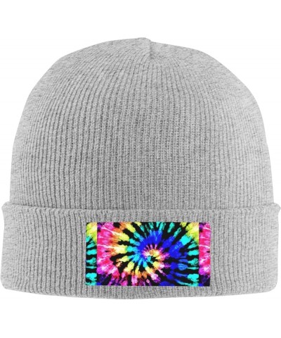 Exotic Tribe Tie Dye Style Print Unisex Cute Knitted Hat Beanie Soft Warm Beanie Cap Casual Fashion Knit Hat Gray $10.08 Skul...