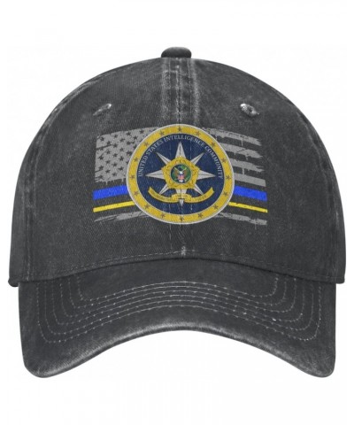 United States Intelligence Community Seal Vintage Denim Baseball Cap Cowboy Hat Classic Caps4 $13.66 Baseball Caps